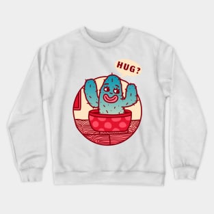 Cactus Hug Crewneck Sweatshirt